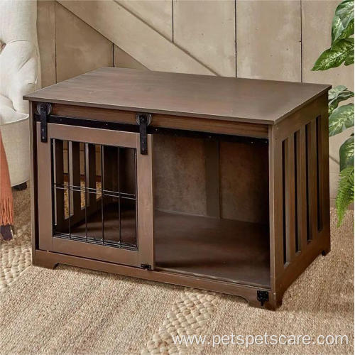 Pet Cage Furniture Style Wood House Indoor Kennel